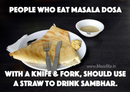 Using Weapons To Take Down Your Dosa